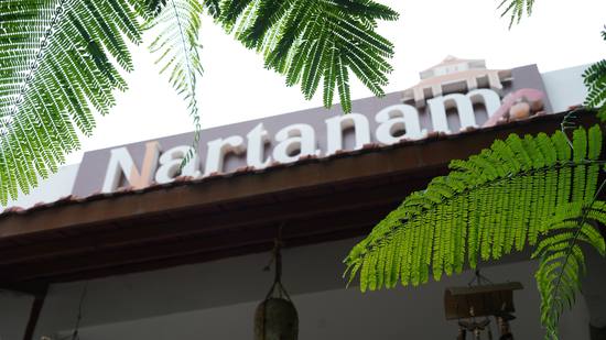 The Nartanam signboard above the studio entrance